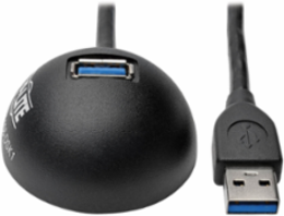 1-Port USB 3.0 SuperSpeed Extension Cable, 6 ft, Nickel Connectors