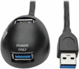 2-Port USB 3.0 SuperSpeed Extension Cable, 6 ft, Connects USB Devices