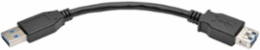 USB 3.0 SuperSpeed Type-A Extension Cable, 6 Inch, Lifetime Warranty