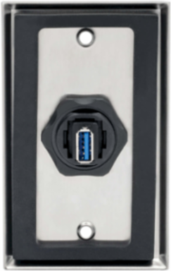 USB 3.0 Coupler, Industrial Shielded, IP68 Rated, 5 Gbps