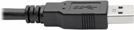 USB 3.0 SuperSpeed A/A Cable, 6 ft, Supports 5 Gbps Data Transfer, Black