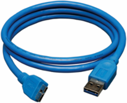 USB 3.0 SuperSpeed Cable, 3 ft, A-Male to Micro-B Male, 5 Gbps Speed