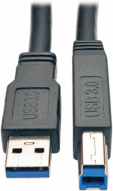 25 Foot USB 3.0 SuperSpeed Active Repeater Cable, Type A/B Male Connectors