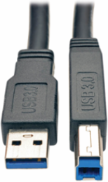 25 Foot USB 3.0 SuperSpeed Active Repeater Cable, Type A/B Male Connectors