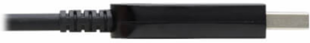 Fiber Active Optical Cable, USB 3.2 Gen 1, 5 Gbps, A to B M/M, Plenum-Rated, Black, 30 m
