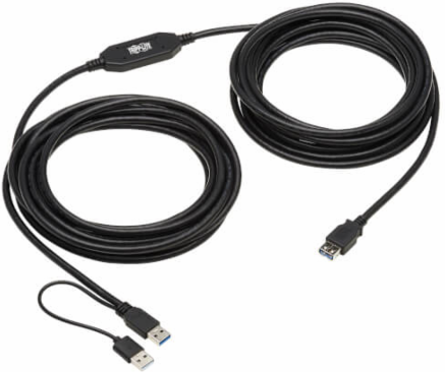 Active Extension Repeater Cable, USB 3.2 Gen 1, A M/F, 10 m
