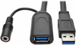 USB 3.0 SuperSpeed Active Extension Cable, 65 ft, Male/Female, 5 Gbps