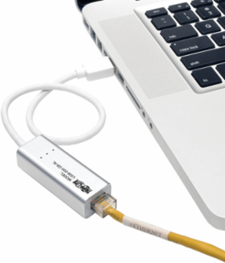 USB 3.0 Gigabit Ethernet Adapter, 1.2 ft, Aluminum, Plug and Play