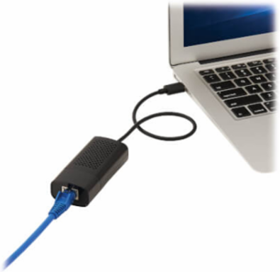Network Adapter, USB to RJ45, 2.5 Gbps Ethernet, USB 3.1 Gen 1, Black