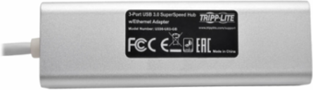 USB 3.0 Gigabit Ethernet Adapter with 3 Ports, 1Gbps Network Speed