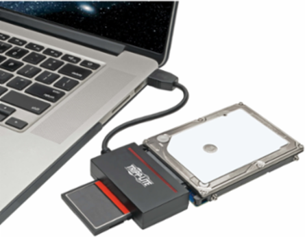 USB 3.1 Gen 1 to CFast 2.0 & SATA III Adapter, 2.5 Inch Support