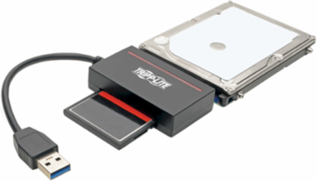 USB 3.1 Gen 1 to CFast 2.0 & SATA III Adapter, 2.5 Inch Support