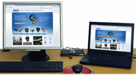 USB 3.0 Dual Head Docking Station with HDMI, DVI, and Ethernet