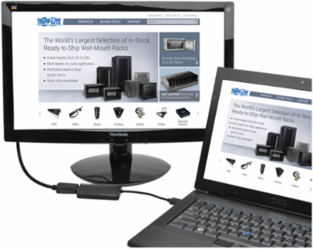 USB 3.0 SuperSpeed to 4K DisplayPort Dual-Monitor Adapter, 512 MB SDRAM