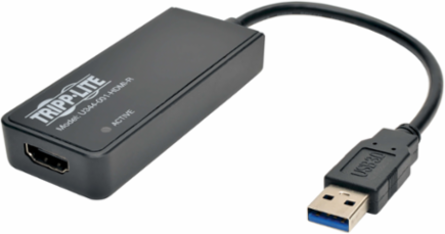 USB 3.0 to HDMI Dual Monitor Adapter, 512MB SDRAM, 2048x1152 Resolution