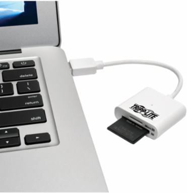USB 3.0 SuperSpeed SD/Micro SD Media Reader, 6 Inch, 5 Gbps Data Transfer