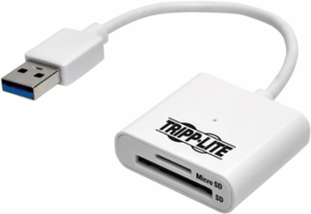 USB 3.0 SuperSpeed SD/Micro SD Media Reader, 6 Inch, 5 Gbps Data Transfer