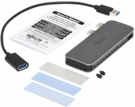 M.2 SSD Enclosure, PCIe/NVMe, USB 3.2 Gen 2, Aluminum Housing, for PlayStation 5