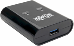 2-Port USB 3.0 Peripheral Sharing Switch, SuperSpeed 5 Gbps, Black