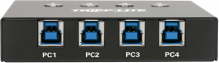 4-Port USB 3.0 Peripheral Sharing Switch, Supports Up to 5 Gbps Data Transfer