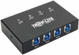4-Port USB 3.0 Peripheral Sharing Switch, Supports Up to 5 Gbps Data Transfer