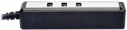 4-Port USB 3.0 SuperSpeed Hub, 5Gbps Transfer Rate, Portable Design