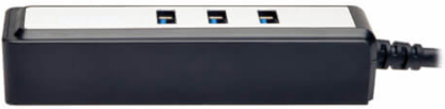 4-Port USB 3.0 SuperSpeed Hub, 5Gbps Transfer Rate, Portable Design