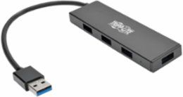 4-Port Ultra-Slim USB 3.0 Hub, 5 Gbps Data Transfer, 4.2 x 1.3 x 0.4 Inch