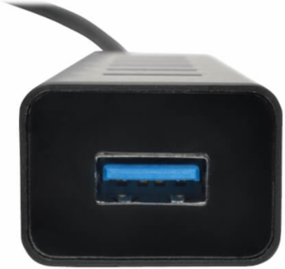 USB Hub, 7-Port, USB-A, Mini, USB 3.x (5 Gbps), International Plug Adapters, Aluminum