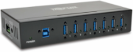 7-Port USB 3.0 SuperSpeed Hub, 20 kV ESD Immunity, Metal Housing