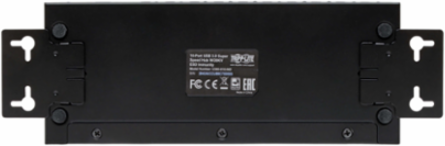 10-Port Industrial USB 3.0 Hub, Metal Housing, 20 kV ESD Immunity