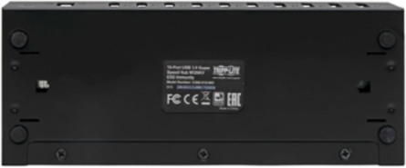 10-Port Industrial USB 3.0 Hub, Metal Housing, 20 kV ESD Immunity