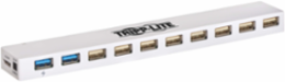 10-Port USB Hub with 2 USB 3.0 & 8 USB 2.0 Ports, 5V 4A Charging Output