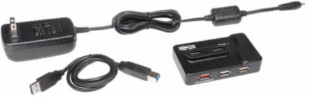 6-Port USB 3.0 Charging Hub with 2x USB 3.0, 4x USB 2.0, 1 2A Charging Port