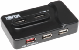 6-Port USB 3.0 Charging Hub with 2x USB 3.0, 4x USB 2.0, 1 2A Charging Port