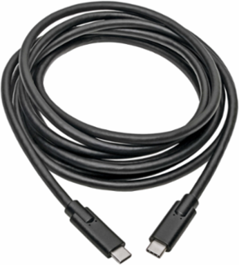 USB-C Cable 10 ft, USB 3.1 Gen 1 (5 Gbps), Power Delivery, Black