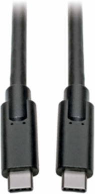 USB-C Cable 10 ft, USB 3.1 Gen 1 (5 Gbps), Power Delivery, Black