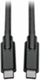 USB-C Cable 10 ft, USB 3.1 Gen 1 (5 Gbps), Power Delivery, Black