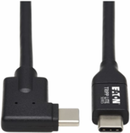 USB-C Cable (M/M), USB 3.2 Gen 1 (5 Gbps), Thunderbolt 3 Compatible, Right-Angle, 1 m