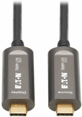 USB-C AOC Cable, 4K 60Hz, HDR, 4:4:4, Video-Only, Plenum-Rated, 33 ft