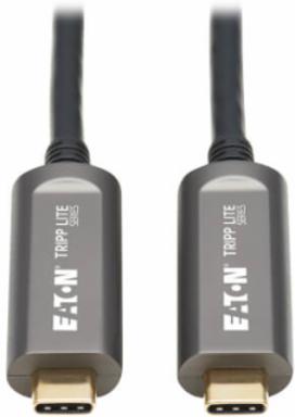 USB-C AOC Cable, USB 3.2 Gen 2 (10 Gbps), Plenum-Rated, Data Only, 98 ft
