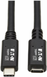 USB-C Extension Cable, M/F, USB 3.2 Gen 1 (5 Gbps), 3A (60W), Thunderbolt 3 Compatible, 3 ft
