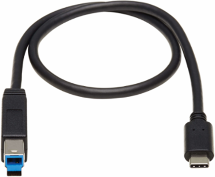 USB-C to USB Type-B Cable 20 Inch, USB 3.1 Gen 2, 10 Gbps, Thunderbolt 3 Compatible