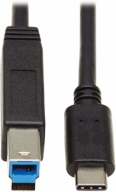 USB-C to USB Type-B Cable 20 Inch, USB 3.1 Gen 2, 10 Gbps, Thunderbolt 3 Compatible