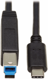 USB-C to USB Type-B Cable 20 Inch, USB 3.1 Gen 2, 10 Gbps, Thunderbolt 3 Compatible