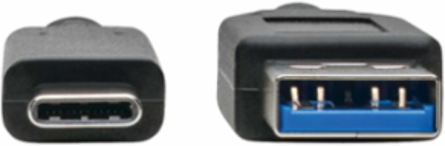 USB-C to USB-A Cable, 3 ft., USB 3.1 Gen 2, 10 Gbps, USB-IF Certified