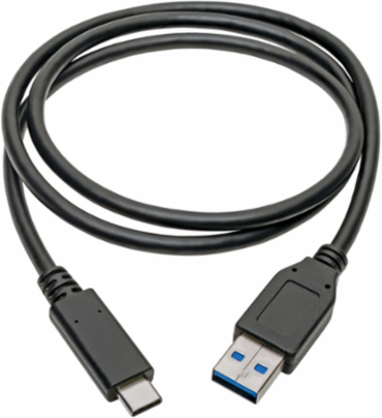 USB-C to USB-A Cable, 3 ft., USB 3.1 Gen 2, 10 Gbps, USB-IF Certified