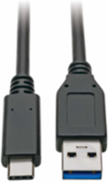 USB-C to USB-A Cable, 3 ft., USB 3.1 Gen 2, 10 Gbps, USB-IF Certified