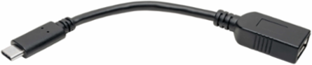 USB-C to USB-A Adapter, 6 Inch, USB 3.1 Gen 1, Certified, 5 Gbps