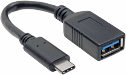 USB-C to USB-A Adapter, 6 Inch, USB 3.1 Gen 1, Certified, 5 Gbps